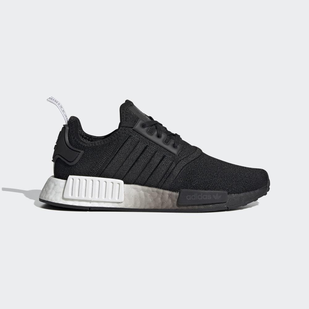 Adidas Boys' NMD_R1 Originals Shoes Black/White Ireland EF5861